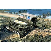 Willys MB Jeep + trailer 1/72
