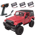 R/C auto  Jeep, 1/14 2,4 GHz 4WD, RTR - červený metalíza