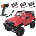 R/C auto  Jeep, 1/14 2,4 GHz 4WD, RTR - červený metalíza otvorená strecha