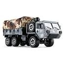 Vojenské nákladné vozidlo Everyine EAT01 RC 1/16 6x6 s plachtou