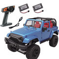 R/C auto  Jeep, 1/14 2,4 GHz 4WD, RTR - modrý metalíza otvorená strecha