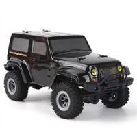 R/C auto Jeep 1/24 4WD 2,4G Mini RC čierne